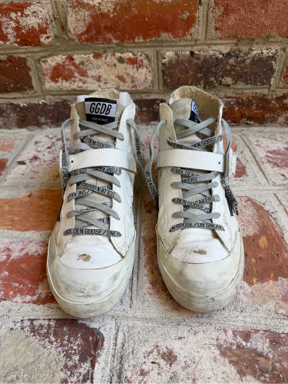 Golden Goose Francy Texas Buckle High Top Sneakers 39 - Picture 2 of 12